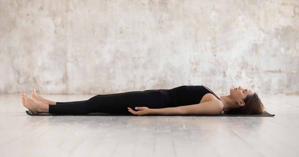 The Corpse Pose or Savasana