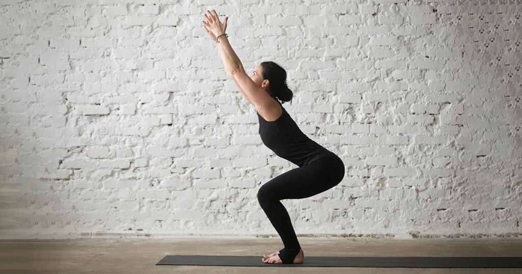 Utkatasana or Chair Pose