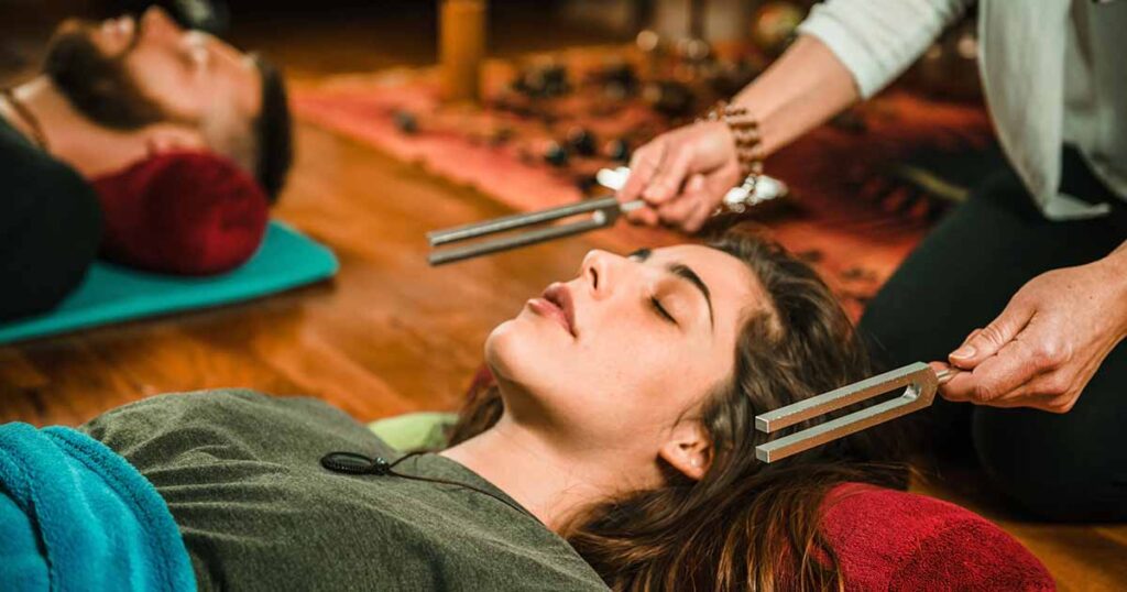 Tuning Forks sound healing therapy