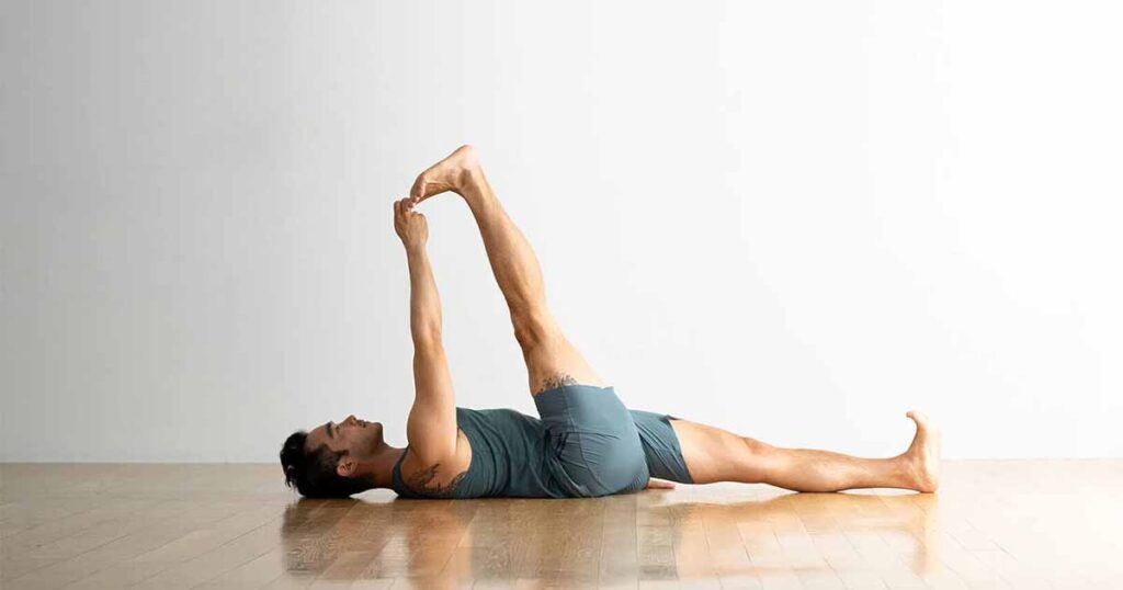 Supta Padangusthasana (Reclining Hand-to-Big Toe Pose)